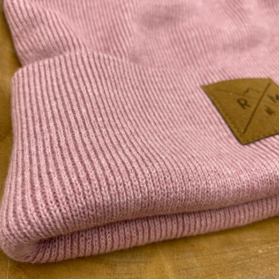 ROSA MINT Beanie Merino altrosa