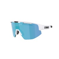 BLIZ Sunglasses Matrix shiny white smoke&blue mirror