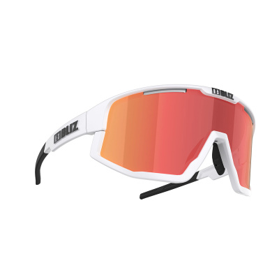 BLIZ Sunglasses Fusion matt white smoke&red mirror