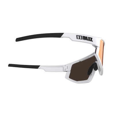 BLIZ Sonnenbrille Fusion matt white smoke&red mirror