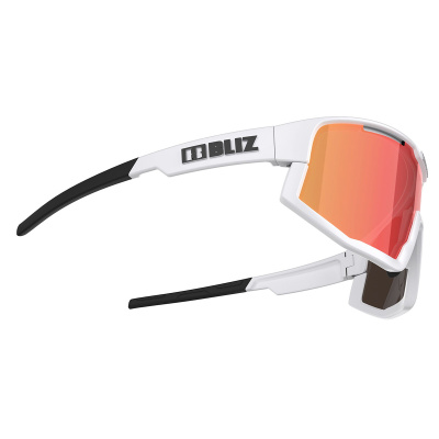 BLIZ Sonnenbrille Fusion matt white smoke&red mirror