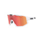 BLIZ Sonnenbrille Fusion matt white smoke&red mirror