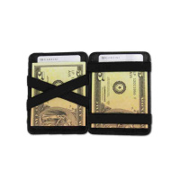GARZINI Geldbeutel Magic Coin Wallet Urban black