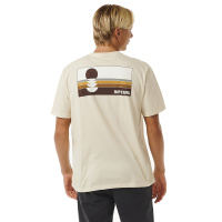 RIP CURL T-Shirt Surf Revivial Peaking vintage white