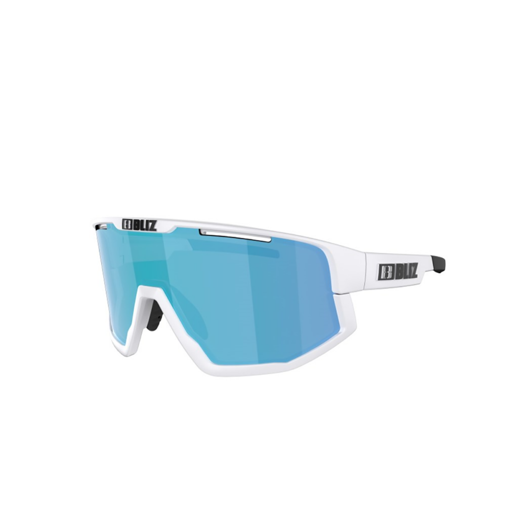 BLIZ Sunglasses Fusion small matt white smoke&blue mirror