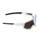 BLIZ Sonnenbrille Fusion small matt white smoke&blue mirror