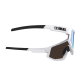 BLIZ Sunglasses Fusion small matt white smoke&blue mirror