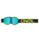ONEAL Bike Goggles B-10 Attack Black/Neon Yellow - Radium Blue