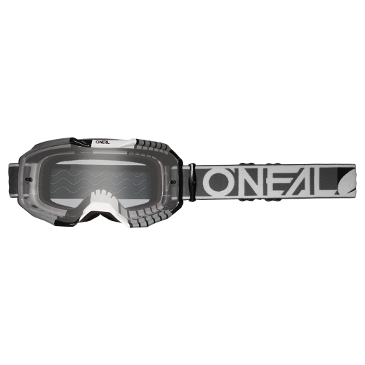 ONEAL Bike Goggles B-10 Duplex Gray/White/Black - Clear