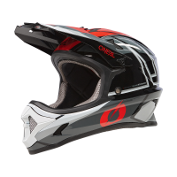 ONEAL Kids Bike Fullface Helmet Sonus Split Black/Red/Gray