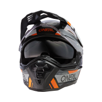 ONEAL Bike Helm D-Srs Square Black/Gray/Orange