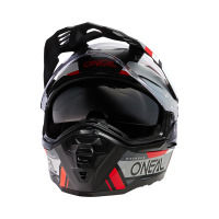 ONEAL Bike Helm D-Srs Square Black/Gray/Red
