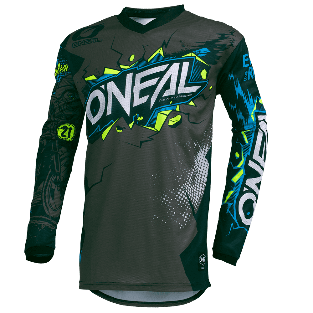 ONEAL Kids Bike Jersey Element Villain Gray