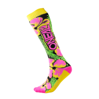 ONEAL Bike Socks Pro Mx Island Pink/Green/Yellow (One Size)