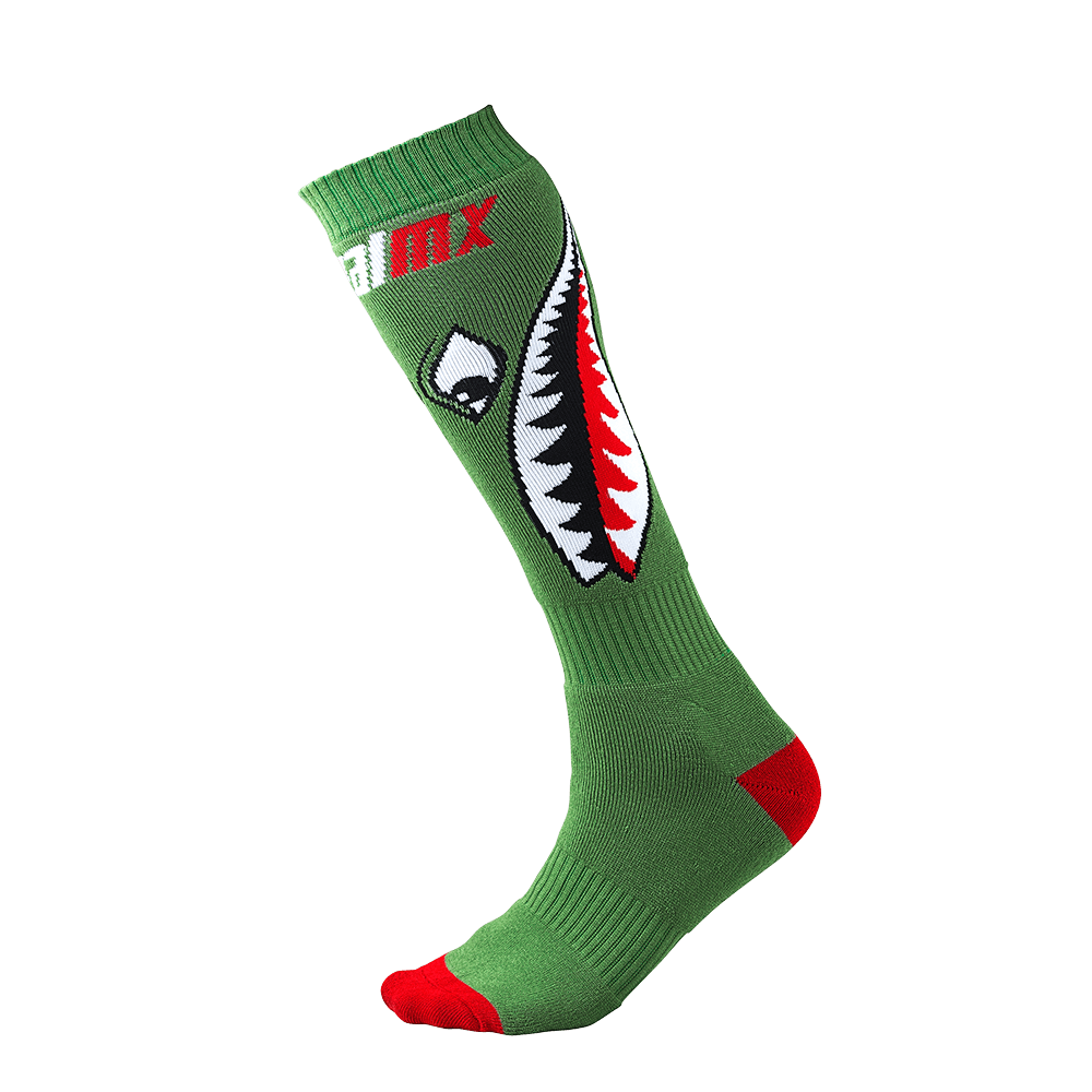 ONEAL Bike Socken Pro Mx Bomber Green (One Size)