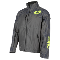 ONEAL Rainjacket Shore Rain Jacket Gray/Neon Yellow
