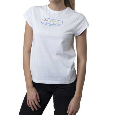 BAVARIAN CAPS Women Shirt  Sauschön weiß