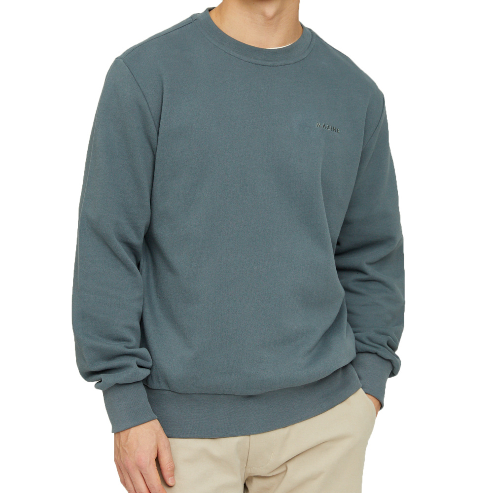 MAZINE Sweat Burwood Sweater steel blue