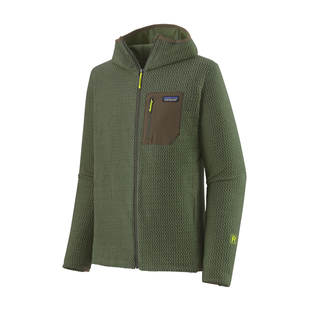 PATAGONIA Hoodie R1 Air Full-Zip torrey pine green