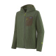 PATAGONIA Hoodie R1 Air Full-Zip torrey pine green