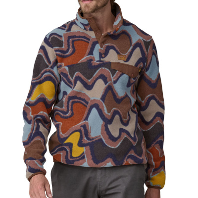 PATAGONIA Fleece Synch Snap currents: dulse mauve