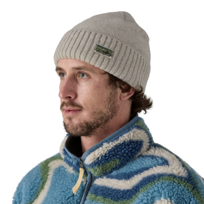 PATAGONIA Beanie Brodeo og legacy label: crisp grey