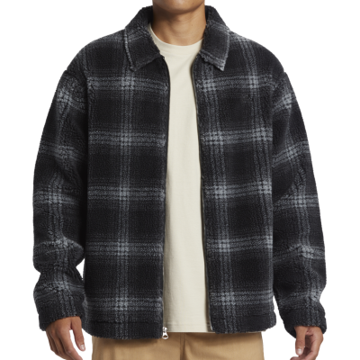 QUIKSILVER Button Down Deck deck fleece-black