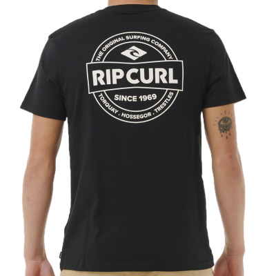 RIP CURL T-Shirt Staple  black