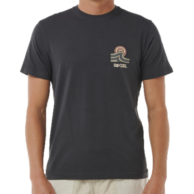 RIP CURL T-Shirt Swc Hazey  washed black