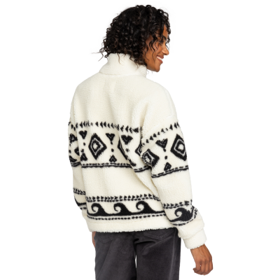 ROXY Women Teddy Fleecepulli Treasure Soul egret