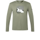 SUPERNATURAL Base Layer Longsleeve Almost Done balsam green/various