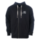 MERVIN Hoodie Jl Waves Zip Hoodie black