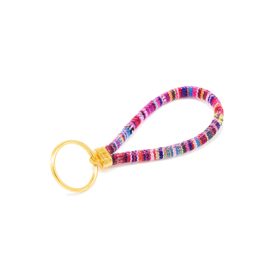 MADE BY NAMI Boho Schlüsselanhänger pink