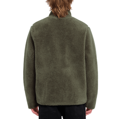 VOLCOM Teddy Fleece Jacke Storm Stone wintermoss