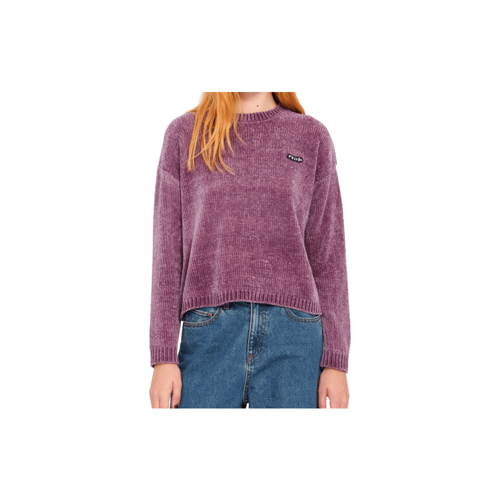 VOLCOM Women Crew Bubble Tease vintage violet