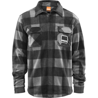 THIRTYTWO Fleece Hemd Rest Stop black/charcoal