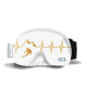 SOGGLE Lensprotector Heartbeat Skier white/gold