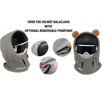 MDXONE Kids PomPoms grey