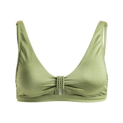 ROXY Bikini Top Brilho Tri loden green