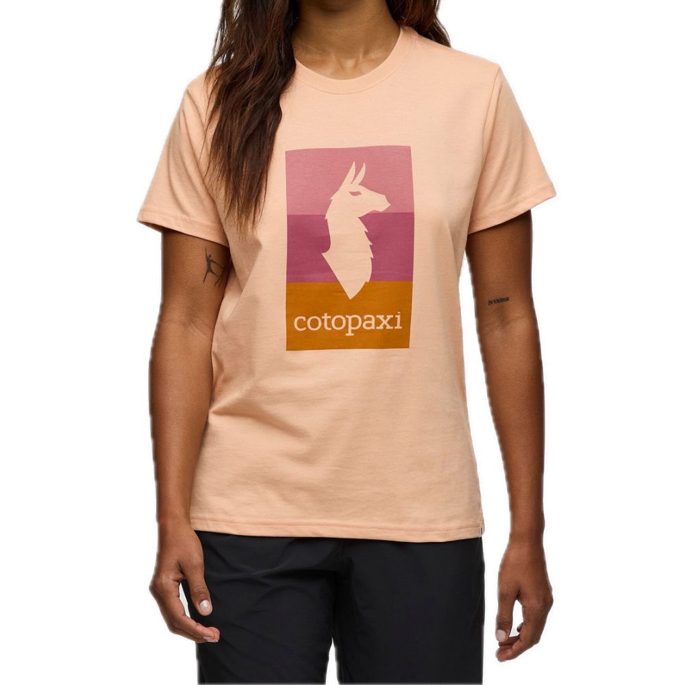 COTOPAXI T-Shirt Llama Block apricot