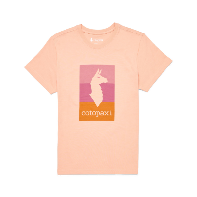 COTOPAXI T-Shirt Llama Block apricot