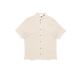 MAZINE Button Down Shortsleeve Linen Shirt moon