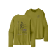 PATAGONIA Longsleeve Capilene Cool Daily Graphic clean climb roots: graze green x-dye
