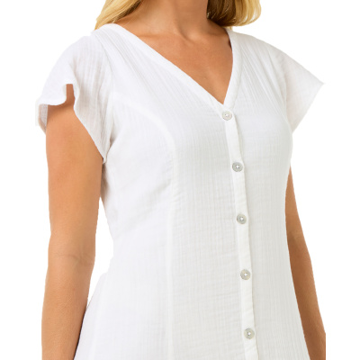 RIP CURL Kleid Premium Surf Long white