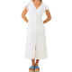 RIP CURL Kleid Premium Surf Long white