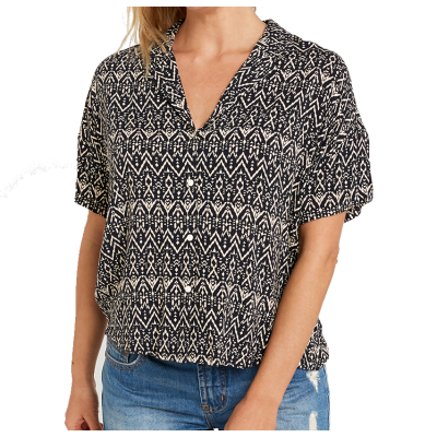 RIP CURL Women Shirt Ikat Geo navy