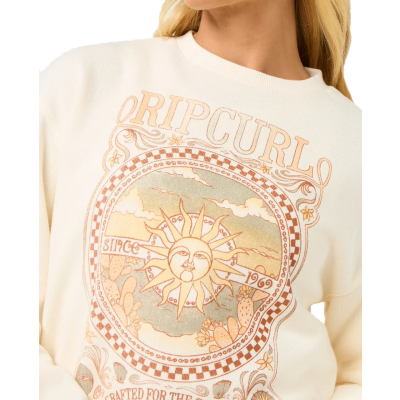 RIP CURL Women Sweatshirt Luna Relaxed bone