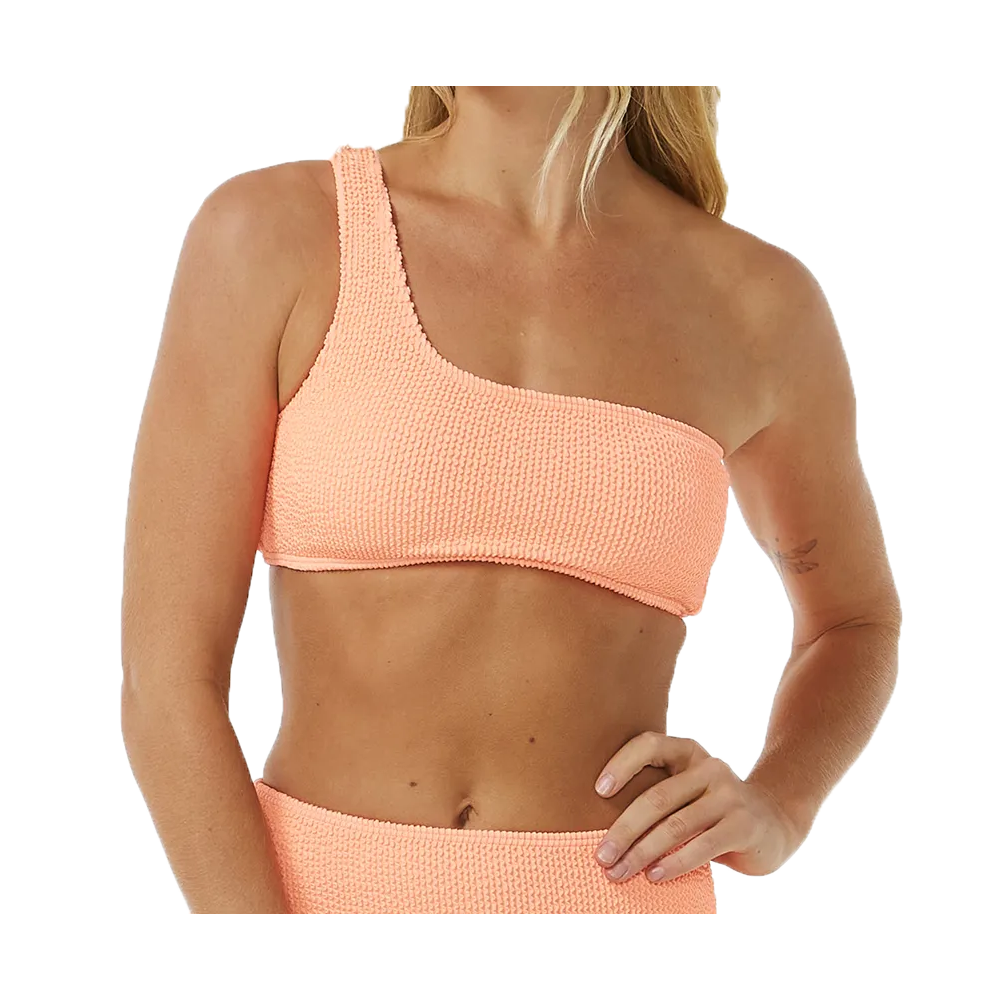 RIP CURL Bikini Top Sunshine Schulterfreies Top coral
