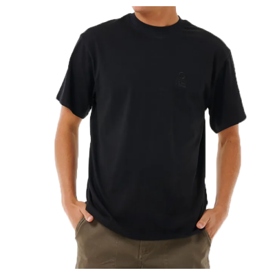 RIP CURL T-Shirt Search Embroidery black