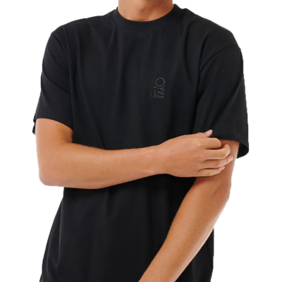 RIP CURL T-Shirt Search Embroidery black